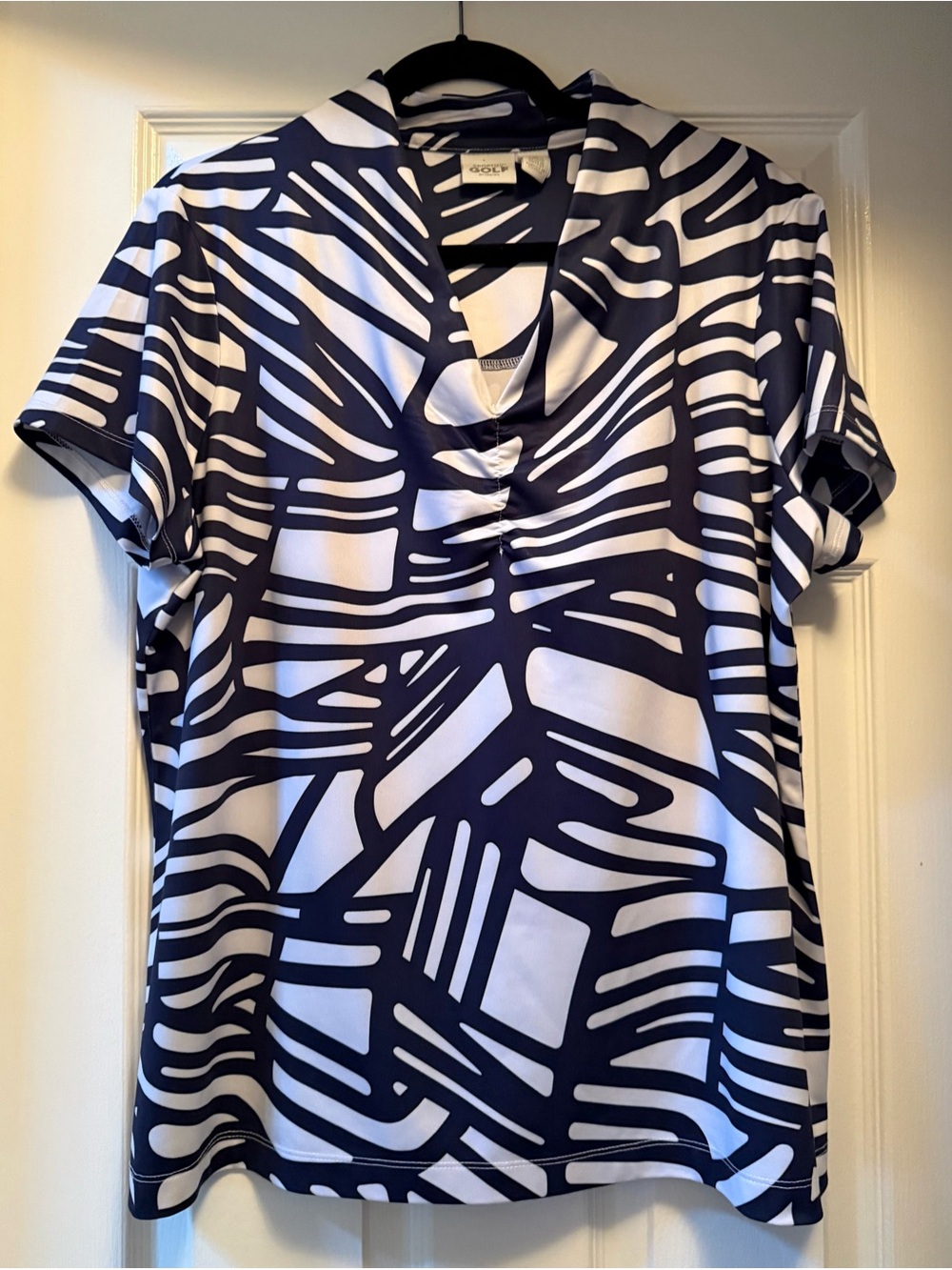 ZENERGY GOLF By Chico’s Stretch Short Sleeve Top-Size 3 (XL)